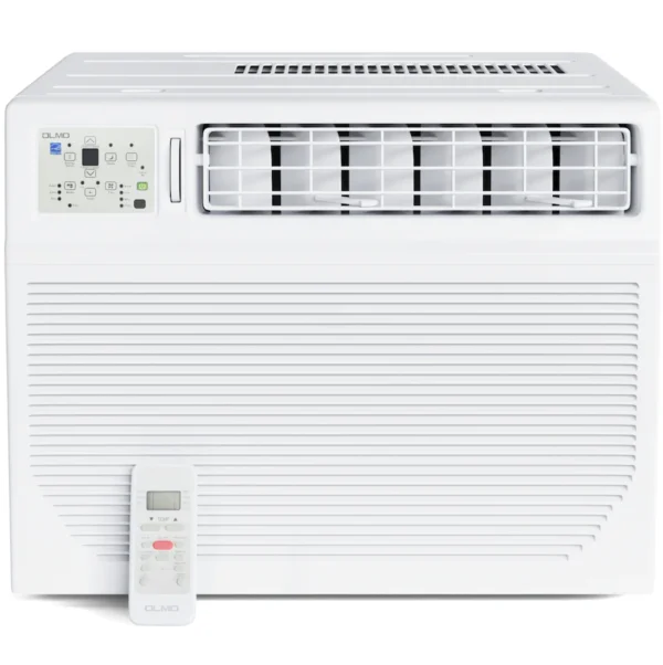 OLMO 18,000 BTU 230V Window Air Conditioner UL Listed Energy Star with Remote & Window Frame